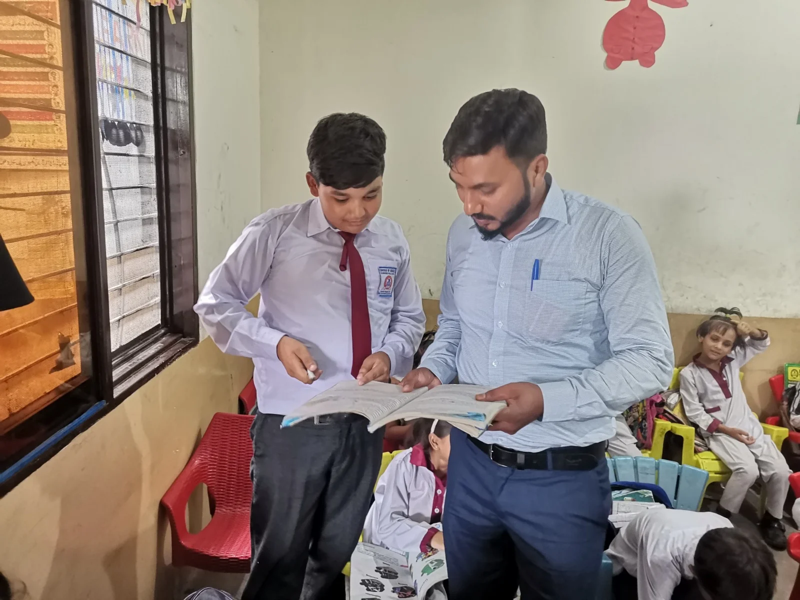 Students in classroom